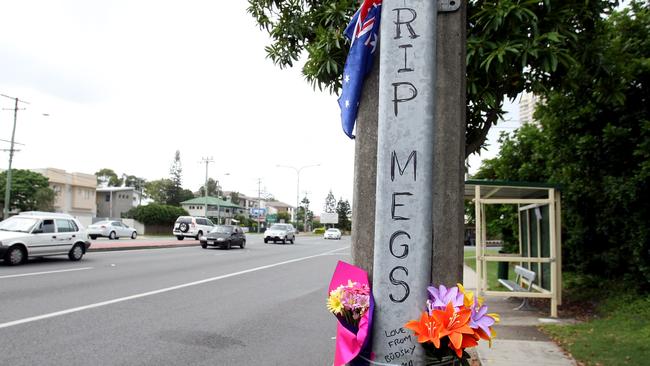 The scene of Omega Ruston’s murder in Burleigh Heads.