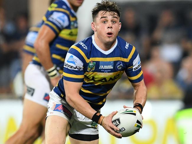 Reed Mahoney will be the starting hooker for the Eels in round one of the 2019 season. Picture: AAP Image/Dan Peled