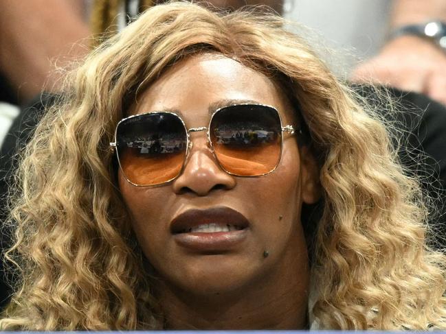 Serena Williams attends the volleyball men's quarter-final match between USA and Brazil during the Paris 2024 Olympic Games at the South Paris Arena 1. Picture: AFP