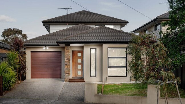 Three bedrooms and three bathrooms feature in the home.