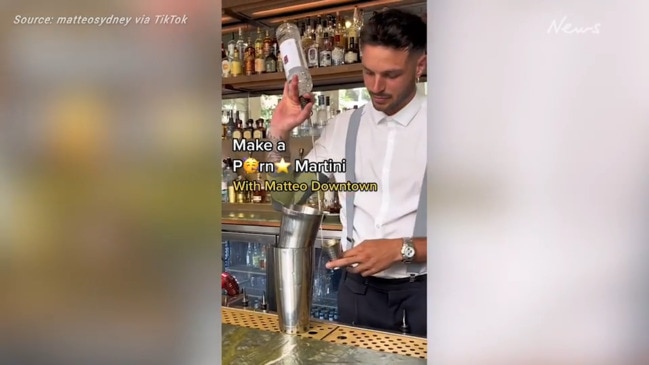 Bartender Porn - Sydney bartender at Matteo Downtown a TikTok sensation after going viral  for his porn star martini | Daily Telegraph