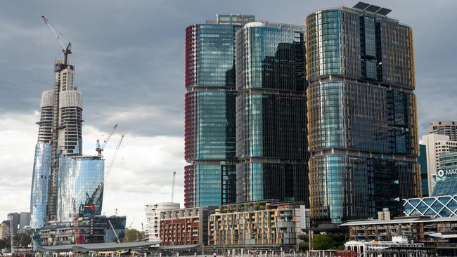 The Barangaroo development in Sydney.