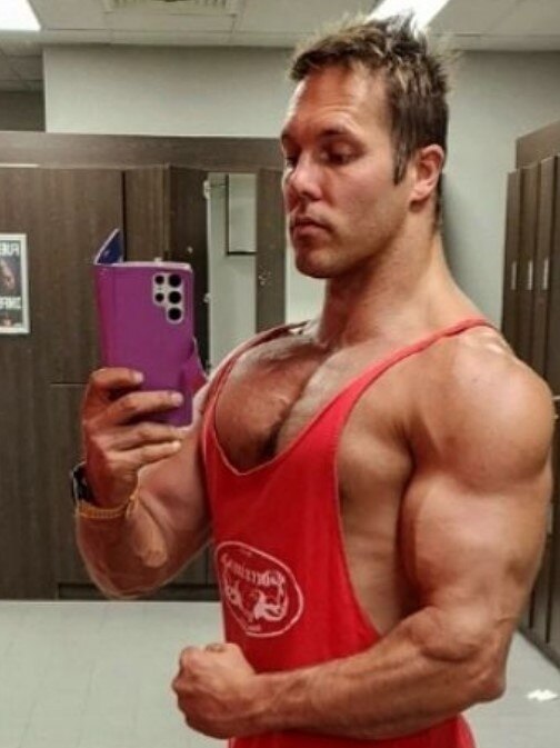 Victorian bodybuilder Aaron Curtis. Image: Instagram.