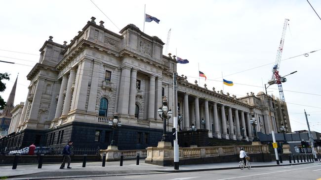 Peter Webber helped make places like Parliament House safer through his security company. Picture: Nicki Connolly