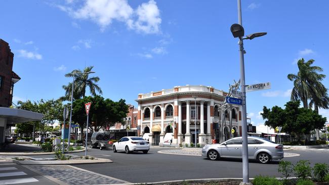 Corner of Wood and Victoria Street. Mackay CBD. Picture: Tony Martin