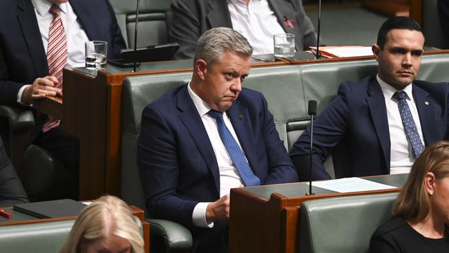 New Fadden MP Cameron Caldwell as seen during Question Time at Parliament House in Canberra. Picture: NCA NewsWire / Martin Ollman