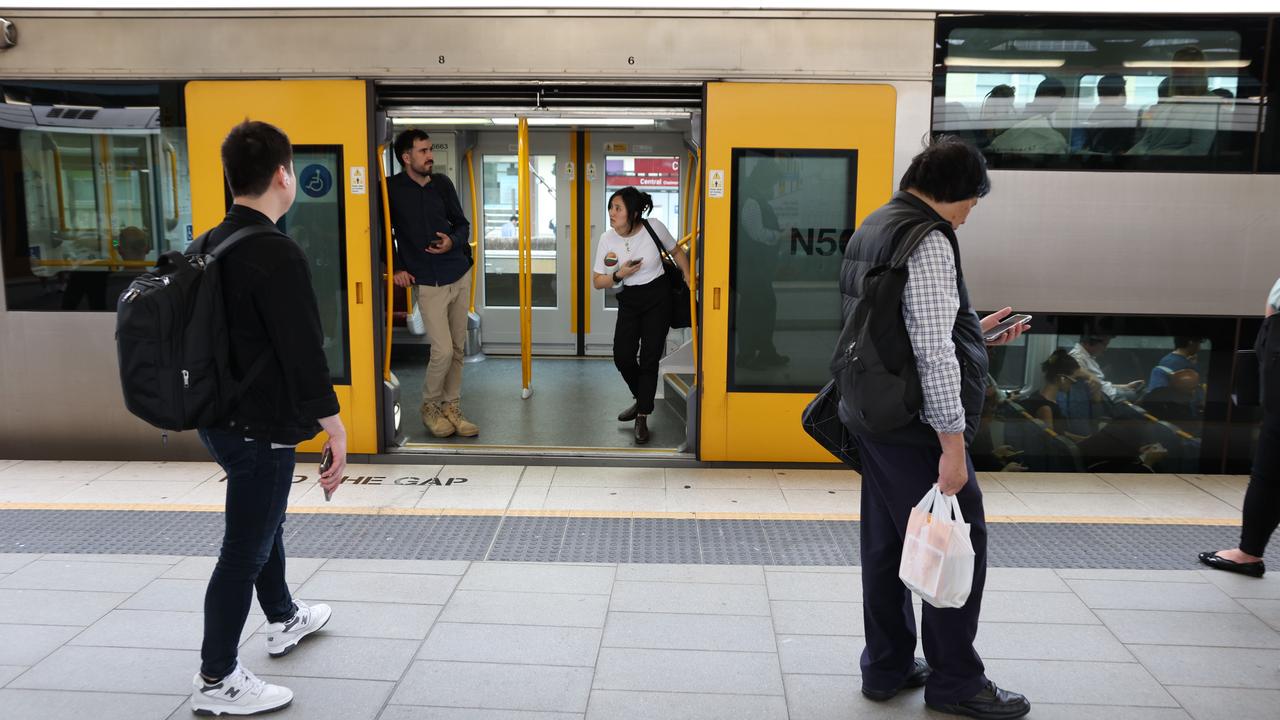 Commuters could face more pain on the Sydney rail network, with the union running trains under the speed limit. Picture: Ted Lamb