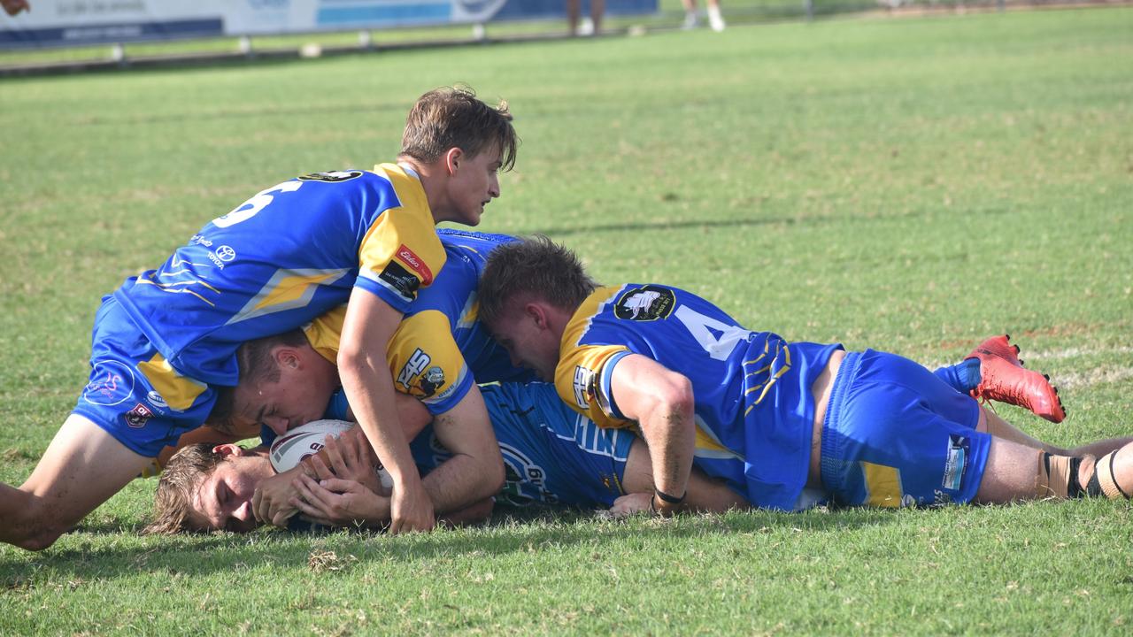 Rockhampton Rugby League A-grade men, Round 2, Yeppoon Seagulls versus Norths Chargers, Browne Park, April 10, 2022.