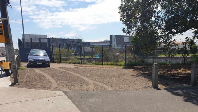 Maribyrnong Council has removed bollards to an old car park near the Footscray Hotel. Picture: Supplied