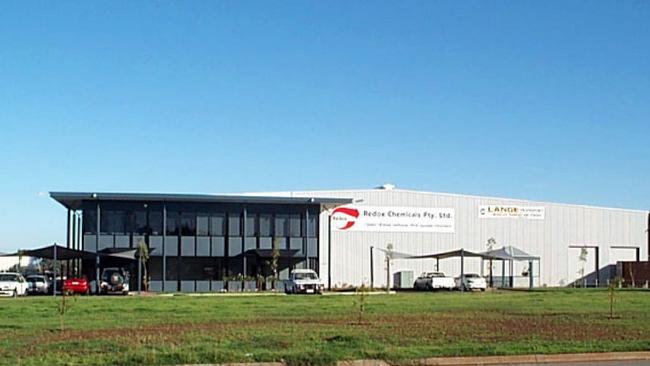 Redox Chemicals company premises at Dry Creek. Picture: Supplied