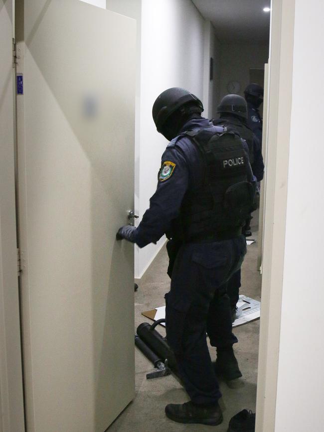 The Carlingford unit was searched last week, with charges laid on Friday.