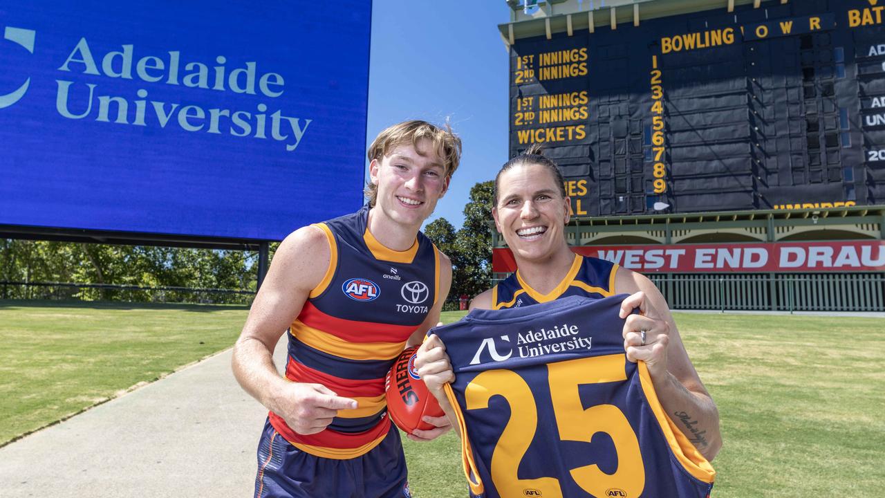 New look for Crows guernsey as footy club swoops partnership