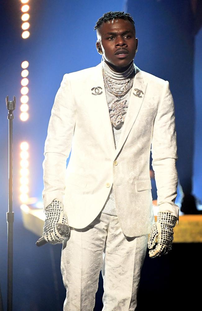 DaBaby in Chanel. Picture: Getty Images