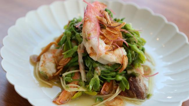 Jasmine salad with prawns. Photo: Bob Barker.