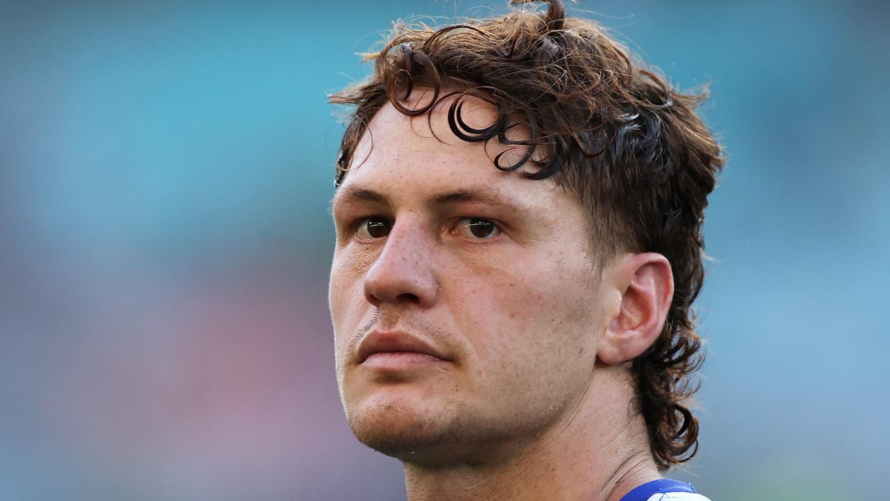 Kalyn Ponga of the Knights looks on