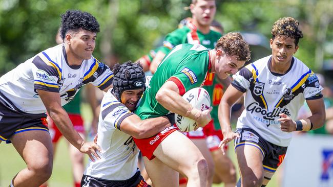 Jeremy Trappett playing for Wynnum-Manly last season. Picture: Jerad Williams