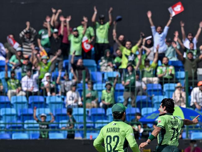 They were trying to get the atmosphere going. Photo by Asif HASSAN / AFP