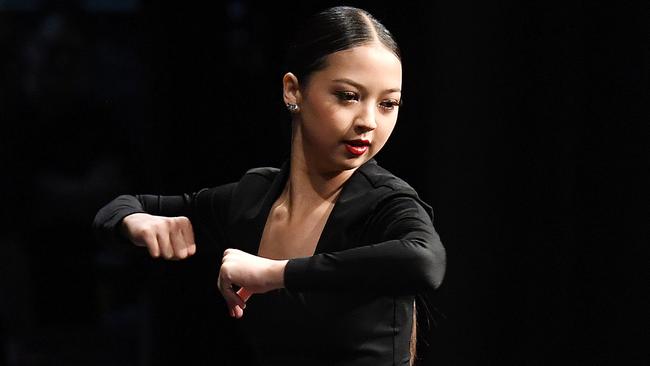 JMDS student Shelby Giles at the Townsville Eisteddfod. Picture: Shae Beplate.