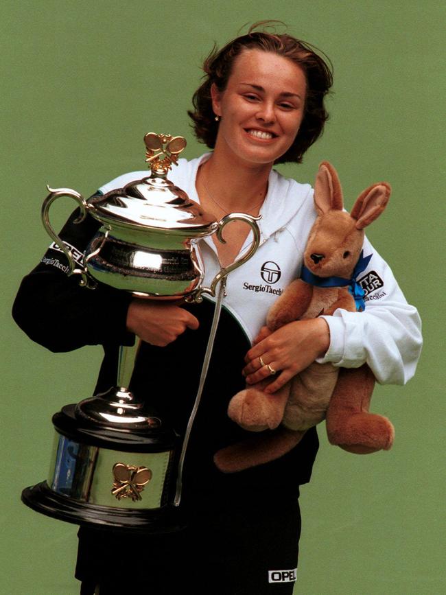 Martina Hingis was the last women to win three consecutive Australian Opens.