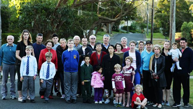 Residents are opposing a boarding house in Frenchs Forest over traffic and parking fears.Picture: Braden Fastier.