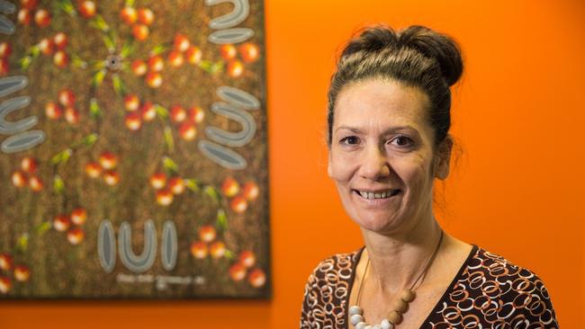 Central Australian Aboriginal Congress chief executive Donna Ah Chee said the joint announcements was evidence of the governments “listening to us”. Picture: Emma Murray