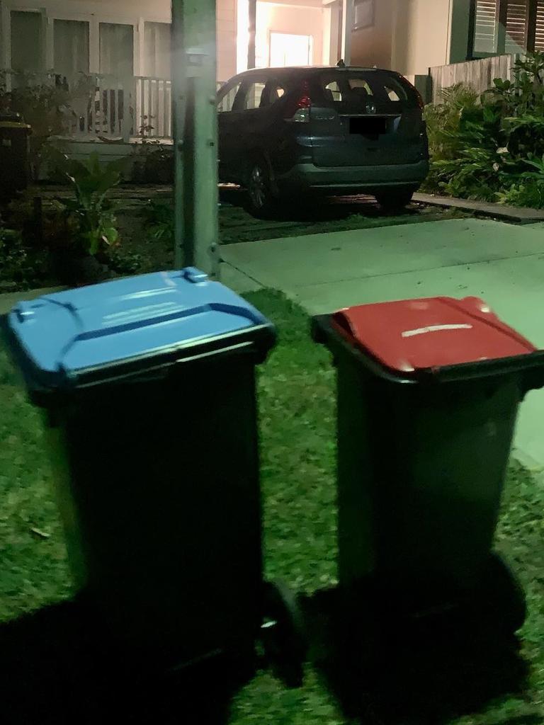 Angela Mollard’s Instagram post after her daughter brought out their bins.