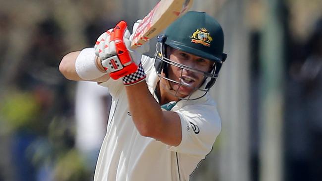 David Warner feels he needs to use his feet and be aggressive to the spinners. Picture: AP