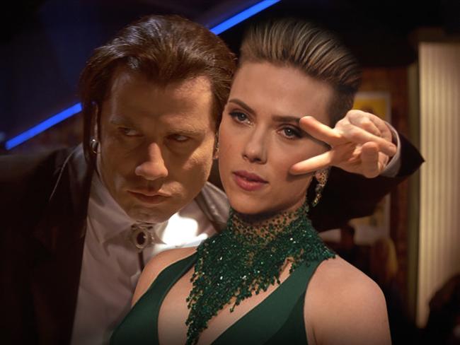 Perhaps Scarlett preferred Pulp Fiction-era Travolta. Picture: CptSasquatch