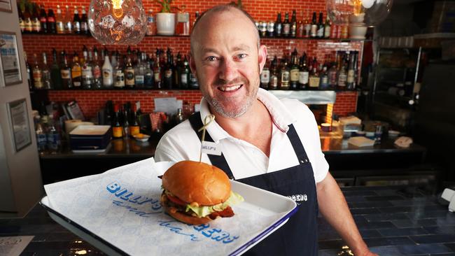 Leo Miller owner of Billy's Burgers at Elizabeth Street Pier. Picture: Nikki Davis-Jones