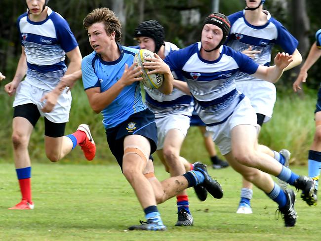 TAS First XV rugby match between St Columban's College and Cannon Hill Anglican College.Saturday April 23, 2022. Picture, John Gass