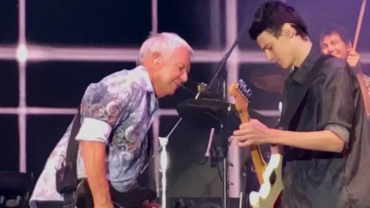 Iva Davies' son Evan has a degree in sound engineering and is a guitarist playing in Sydney bands, occasionally joining his father onstage on tour dates.