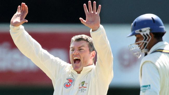 MacGill during his 44-Test career for Australia. Picture: William West / AFP