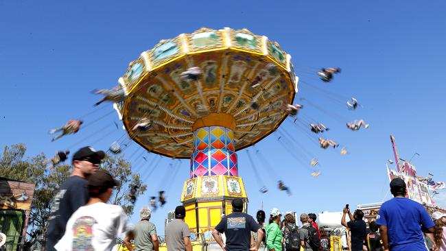 People enjoy the third and closing day at the Gold Coast Show held the Broadwater Parklands, Gold Coast, Sunday, September 3, 2023. Photo: Regi Varghese