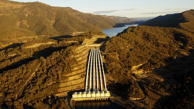 Aereial shot of Snowy Hydro 2.0