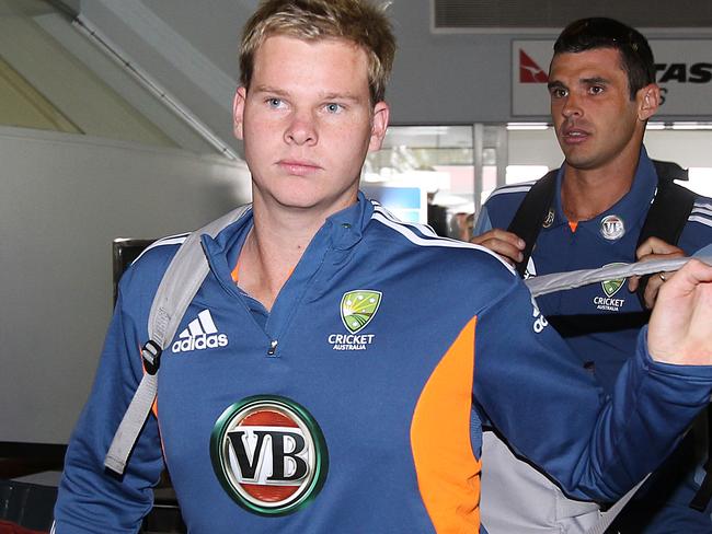 Steve Smith ahead of an Australia A game in 2010.