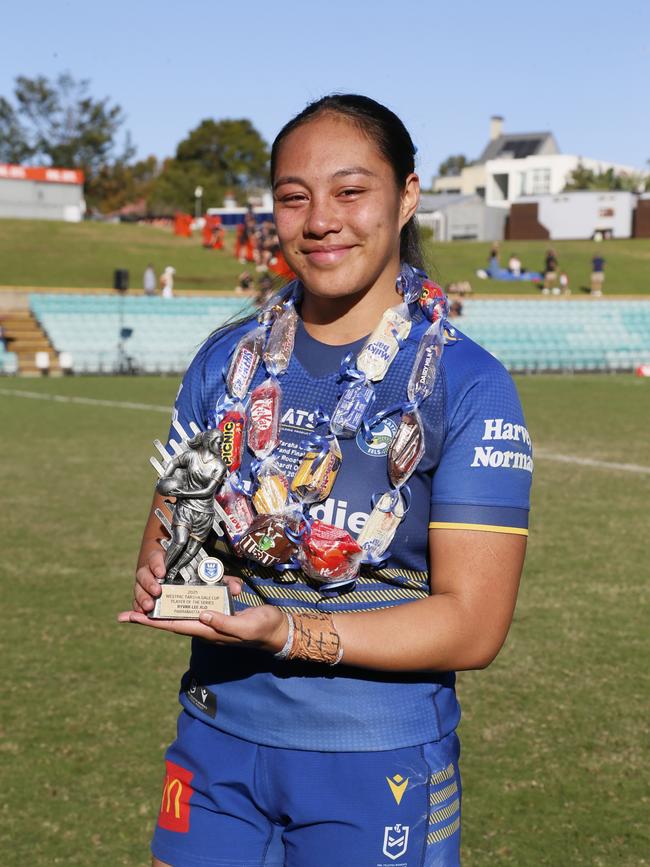 Ryvrr-Lee Alo was crowned player of the season. Picture: Warren Gannon Photography