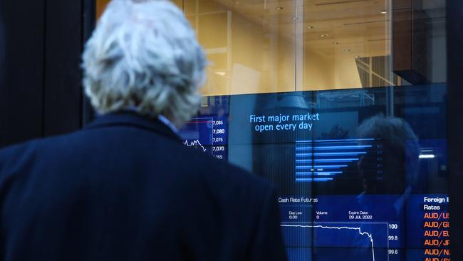 The ASX 200 modest rise follows a 2.5 per cent fall last week. Picture Newswire/ Gaye Gerard.