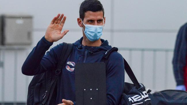 =Novak Djokovic is among the international arrivals who have a problem with our rules