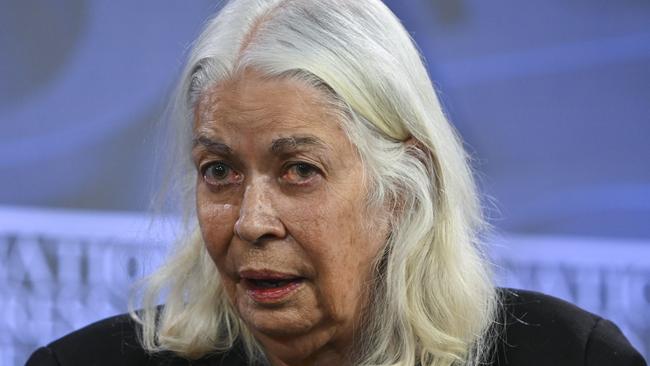 Marcia Langton at the National Press Club of Australia last week. Picture: NCA NewsWire/Martin Ollman