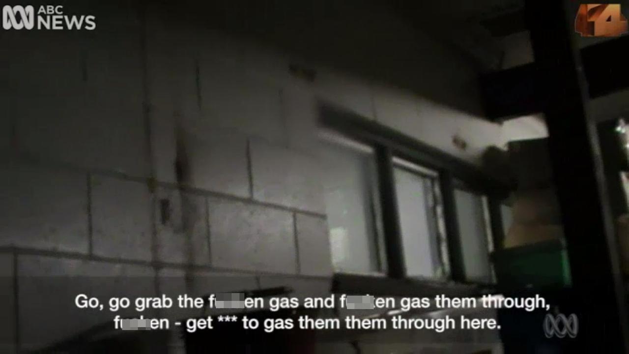Footage taken from the so-called “riot” at Don Dale Youth Detention Centre in August 2014 shows corrections officers tear-gassing six kids — most of whom were in their cells — wrestling them to the ground and calling them “little f****rs”.