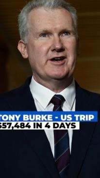 Tony Burke's $58k US trip