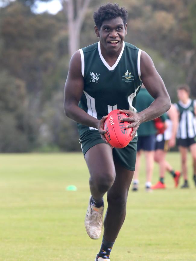 Westminster rising star Antonio James played well in his side’s win over St Michael’s. Picture: Dean Martin