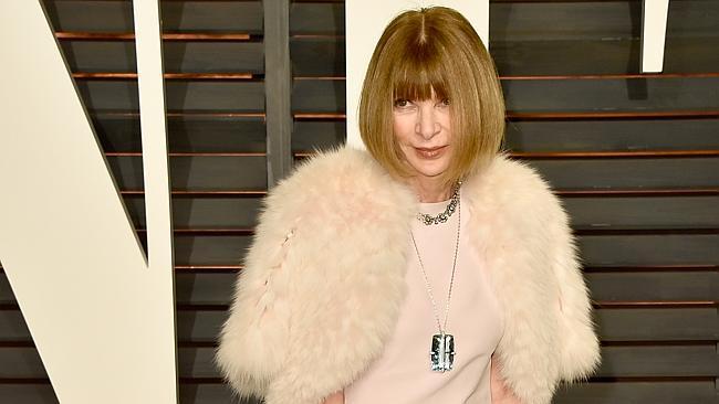 Anna Wintour’s been caught throwing shade during the 2015 Academy Awards (Photo by Pascal Le Segretain/Getty Images)
