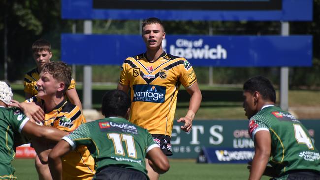 Cyril Connell Challenge game between the Ipswich Jets and Sunshine Coast Falcons. Saturday March 18, 2023. Picture, Nick Tucker.