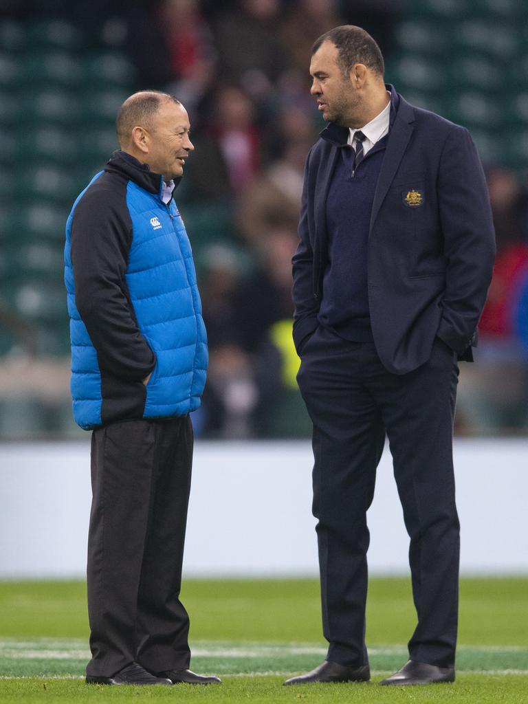 Eddie Jones and Michael Cheika’s words another layer to the Australia-England rivalry. Picture: Bob Bradford – CameraSport via Getty Images