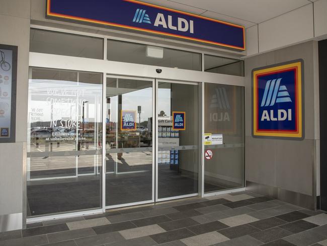 Generic Aldi supermarket photos.