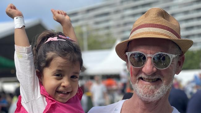 Cairns Italian Festival 2023: Amara and Stuart Hunter. Picture: Bronwyn Farr