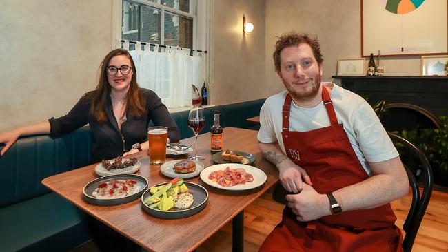 Reed House, by Mark Hannell and Rebecca Baker, is a new 80-seater restaurant running out of an old bluestone building in the CBD. Picture: Ian Currie