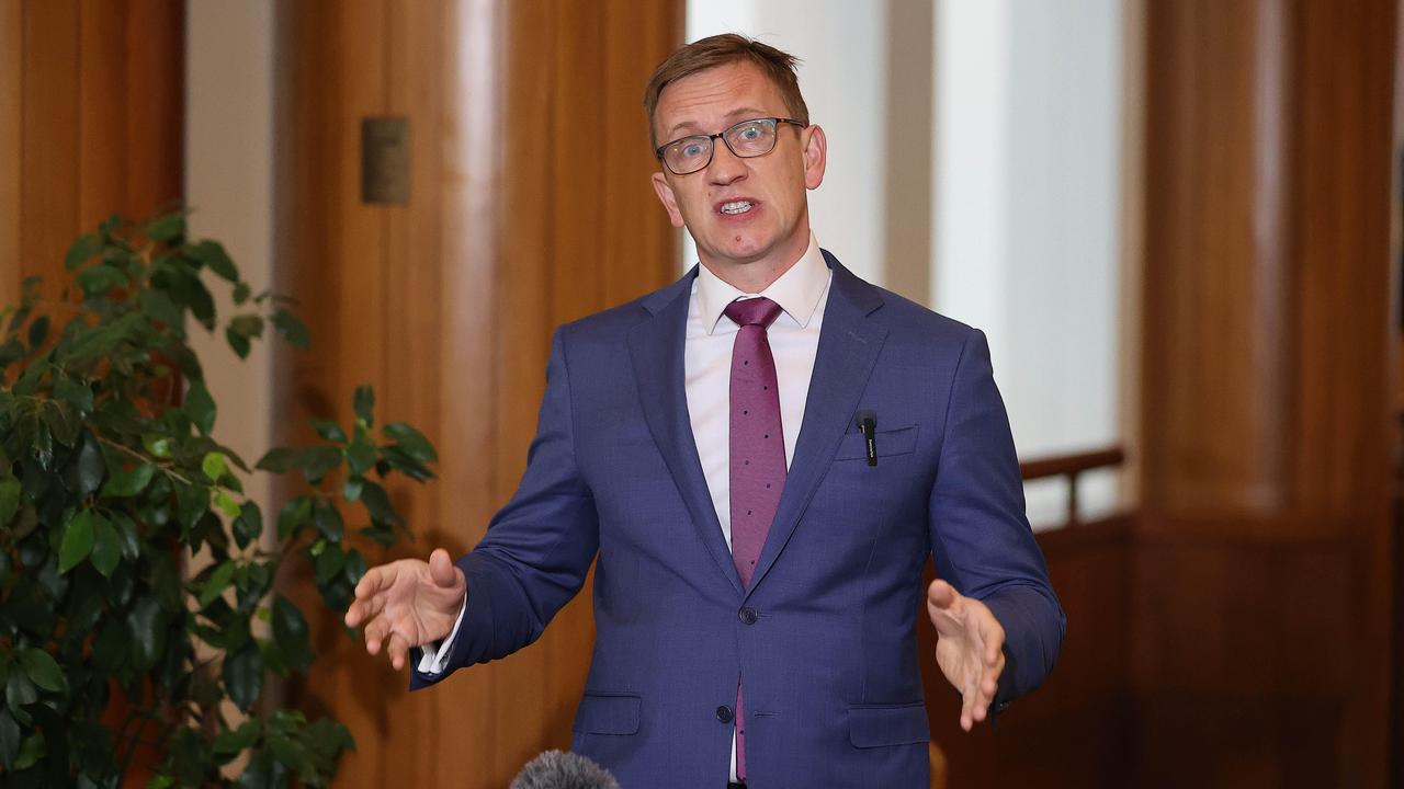 Member for Bruce, Julian Hill MP at Parliament House in Canberra. Picture: NCA NewsWire / Gary Ramage