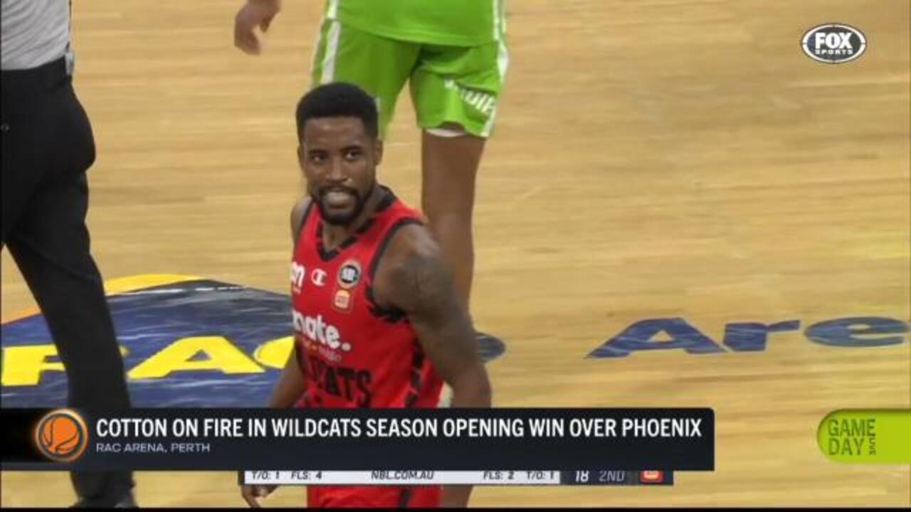 Cotton catches fire at Hoopsfest